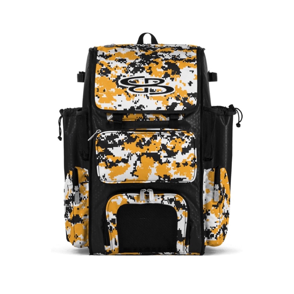 Boombah Superpack Bat Pack no wheels Holds 4 Bats Camo Series Baseball/Softball